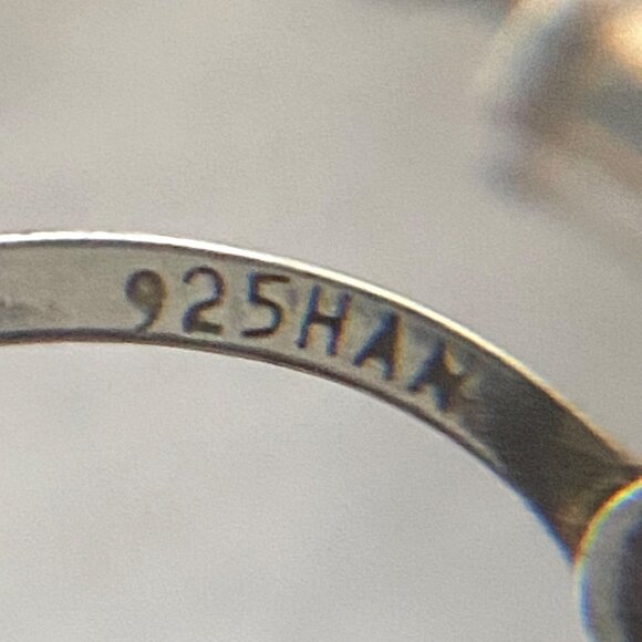 Sterling Silver 925 HAN 1.22" Round Diamond Cut Etched Pattern Hoop Earrings - Picture 9 of 15